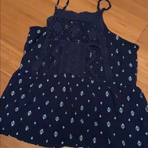 Patterned halter top